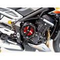 DBK Special Parts (Ducabike) EVO-3D Clear Wet Clutch Cover for the Triumph Street Triple 765 (2017+) DBK Special Parts (Ducabike) EVO-3D Clear Wet Clutch Cover for the Triumph Street Triple 765 (2017+)
